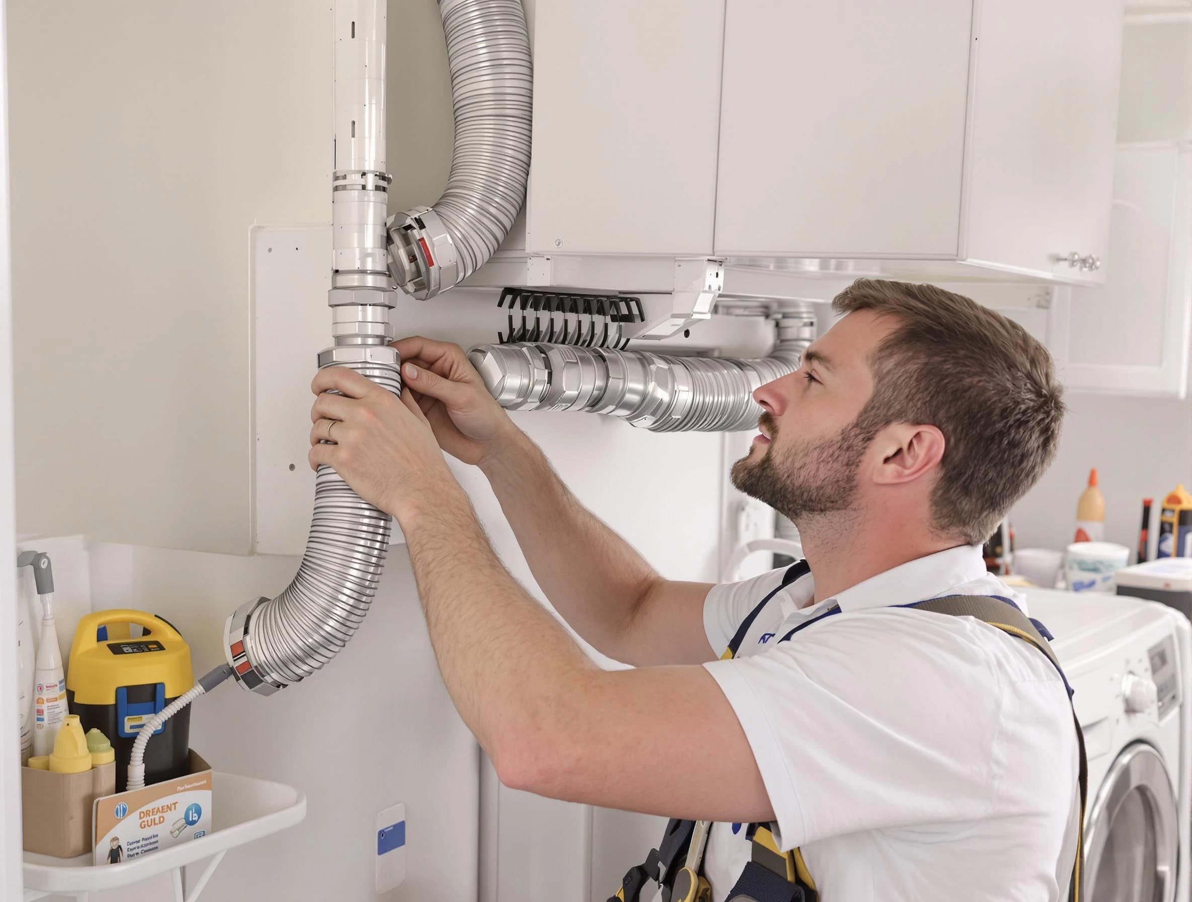 Professional dryer vent repair and installation by Druid Hills Dryer Vent Cleaning in Druid Hills