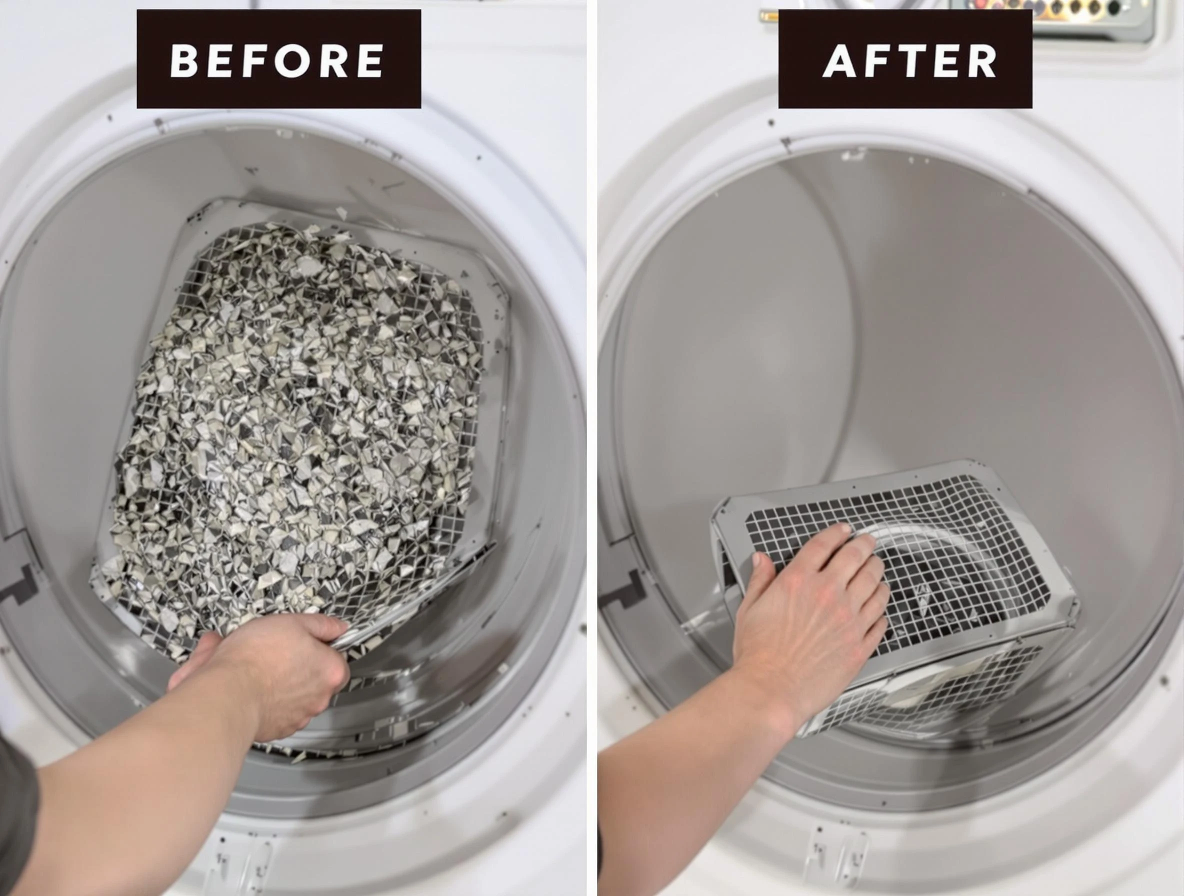 Professional lint trap cleaning by Druid Hills Dryer Vent Cleaning in Druid Hills