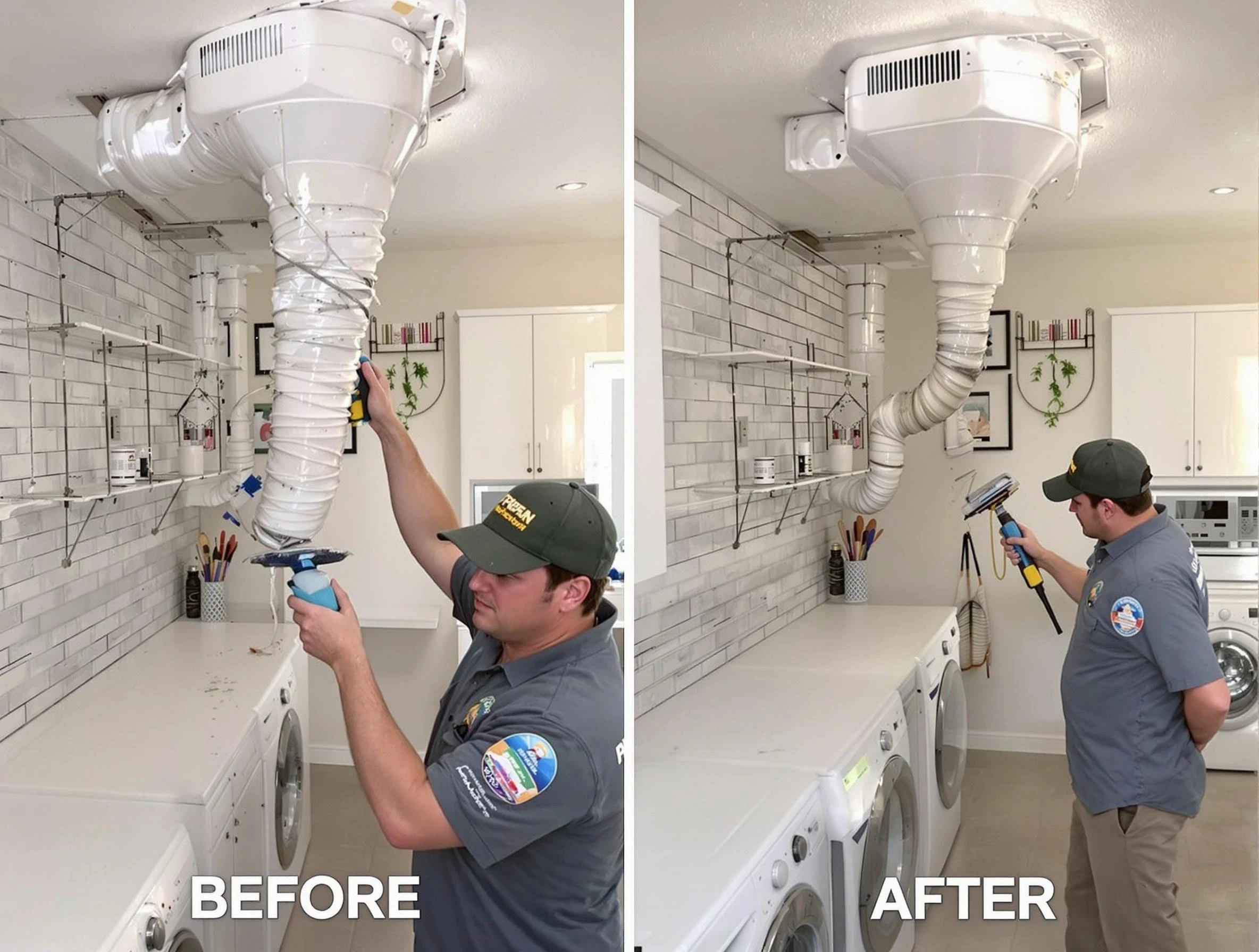 Professional dryer exhaust vent cleaning by Druid Hills Dryer Vent Cleaning in Druid Hills